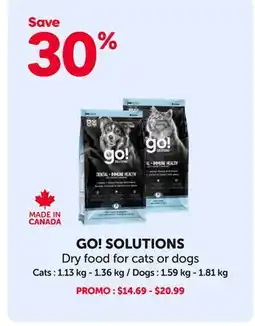 Mondou GO! SOLUTIONS Dry food for cats or dogs offer