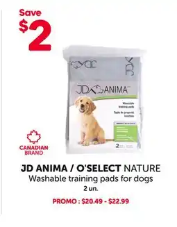 Mondou JD ANIMA / O'SELECT NATURE Washable training pads for dogs offer