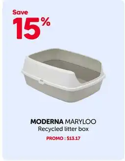 Mondou MODERNA MARYLOO Recycled litter box offer