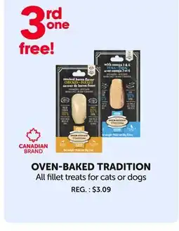 Mondou OVEN-BAKED TRADITION All fillet treats for cats or dogs offer