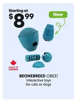 Mondou BEONEBREED OBEE! Interactive toys for cats or dogs offer