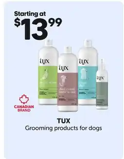 Mondou TUX Grooming products for dogs offer