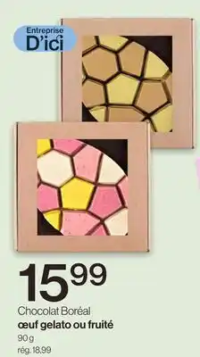 Avril œuf gelato ou fruité offer