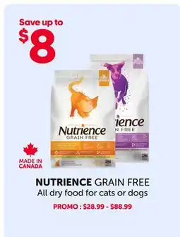 Mondou NUTRIENCE GRAIN FREE All dry food for cats or dogs offer