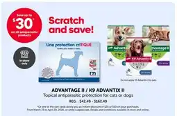 Mondou ADVANTAGE II/K9 ADVANTIX II Topical antiparasitic protection for cats or dogs offer