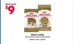 Mondou ROYAL CANIN All dry food for cats or dogs breed offer