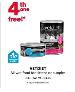 Mondou VETDIET All wet food for kittens or puppies offer