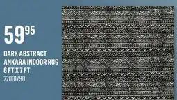 Canac Dark Abstract Ankara Indoor Rug offer