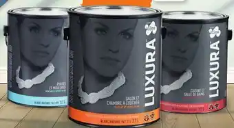 Canac Luxura Kitchen Bathroom Interior Latex Paint White & Colours 3.7L offer