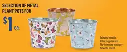 Canac METAL PLANT POTS offer