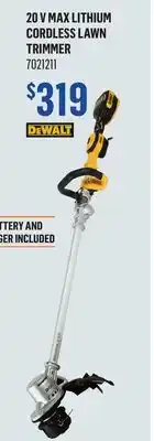 Canac 20 V Max Lithium Cordless Lawn Trimmer offer