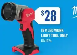 Canac 18 V LED Work Light Tool Only offer