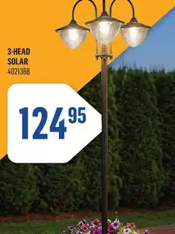Canac 3-Head Solar Lamp post offer
