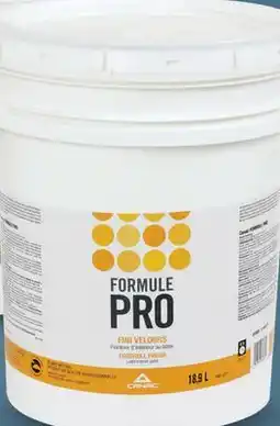 Canac Formule Pro Eggshell Interior Latex Paint Natural White & Colours offer