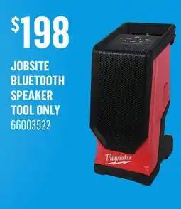 Canac Jobsite Bluetooth Speaker Tool Only offer