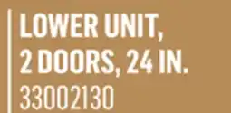 Canac lower unit, 2 doors, 24in offer