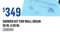 Canac Shower Kit for Wall Drain 36 in. x 60 in offer