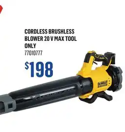 Canac Cordless Brushless Blower 20 V Max Tool Only offer