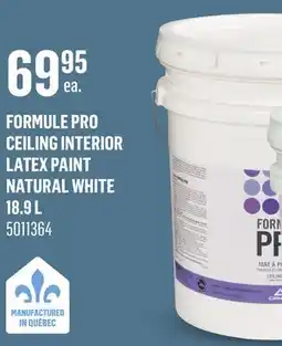 Canac Formule Pro Ceiling Interior Latex Paint Natural White offer