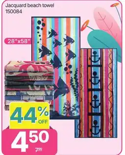 Rossy Jacquard beach towel offer