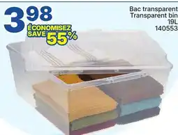 Rossy Transparent bin offer