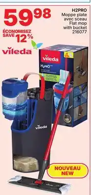 Rossy VILEDA H2PRO Flat mop with bucket offer