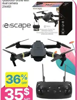Rossy Quadrotor drone with dual camera offer