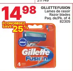 Rossy GILLETTE FUSION Razor blades offer