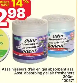 Rossy Asst. absorbing gel air fresheners offer