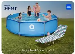 Walmart Piscine Avenli à cadre en métal offer