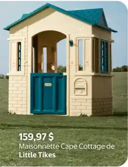 Walmart Maisonnette Cape Cottage de Little Tikes offer