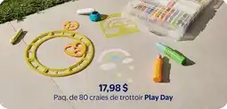 Walmart Paq. de 80 craies de trottoir Play Day offer