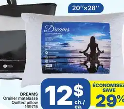 Rossy DREAMS Quilted pillow offer