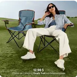 Walmart Chaise de camping Ozark Trail surdimensionnée offer