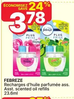Rossy FEBREZE Asst. scented oil refills offer