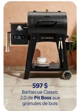Walmart Barbecue Classic 2.0 de Pit Boss aux granules de bois offer
