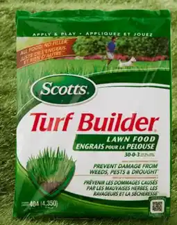 Walmart Engrais pour la pelouse Turf Builder de Scotts offer