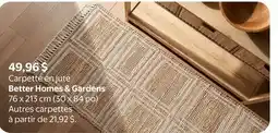 Walmart Carpette en jute Better Homes & Gardens offer