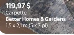 Walmart Carpette Better Homes & Gardens offer
