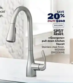 RONA Georgene pull-down kitchen faucet offer