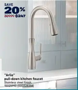 RONA Arlia pull-down kitchen faucet Stainless steel finish offer