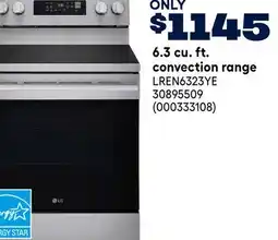 RONA LG 6.3 cu. ft. convection range offer