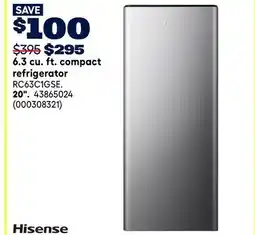 RONA Hisense 20 6.3 cu. ft. compact refrigerator offer