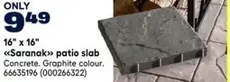 RONA Oldcastle 16 x 16 Saranak patio slab offer