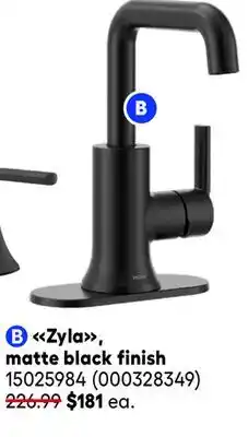 RONA OVE Zyla, matte black finish offer