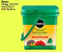 RONA Miracle Gro 1.5-kg Plant fertilizers offer