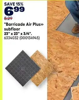 RONA Barricade Air Plus subfloor 23 x 23 x 3/4 offer