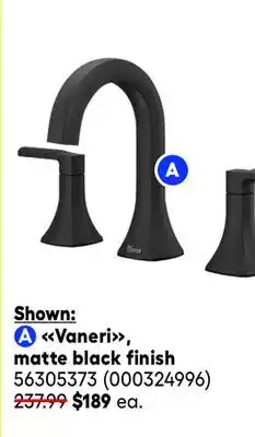 RONA Pfister Vaneri matte black finish offer