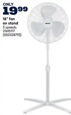 RONA VALU+ 16 fan on stand offer