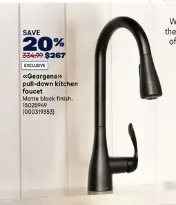 RONA MOEN Georgene pull-down kitchen faucet offer